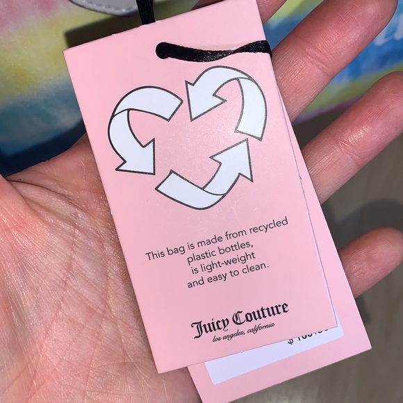 JUICY COUTURE TIE DYE LOGO The Light Weekender / Duffle - Picture 9 of 10